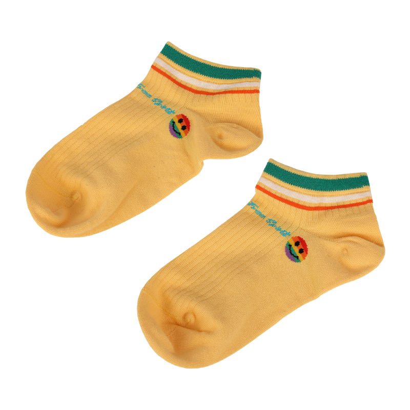 Lupum seu consuetudo feminarum amet emoji faciem ortae sneaker socks