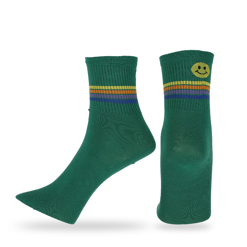 Casual, vestis vel consuetudo emoji faciei exemplar streetwear tibialia facta ex qualitate pexa bombacio hominum classicorum socks cum amet exemplar et verberibus