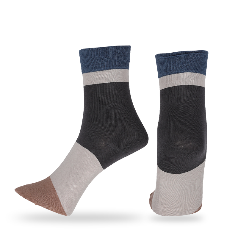 Casual, vestis vel consuetudo streetwear tibialia facta ex qualitate nobilissima OEKO-Tex bombacio pectinata homines naturales anti-pilas bombicis tinctas classic lato striato habitu tibialia cotidie ambulans tibialia