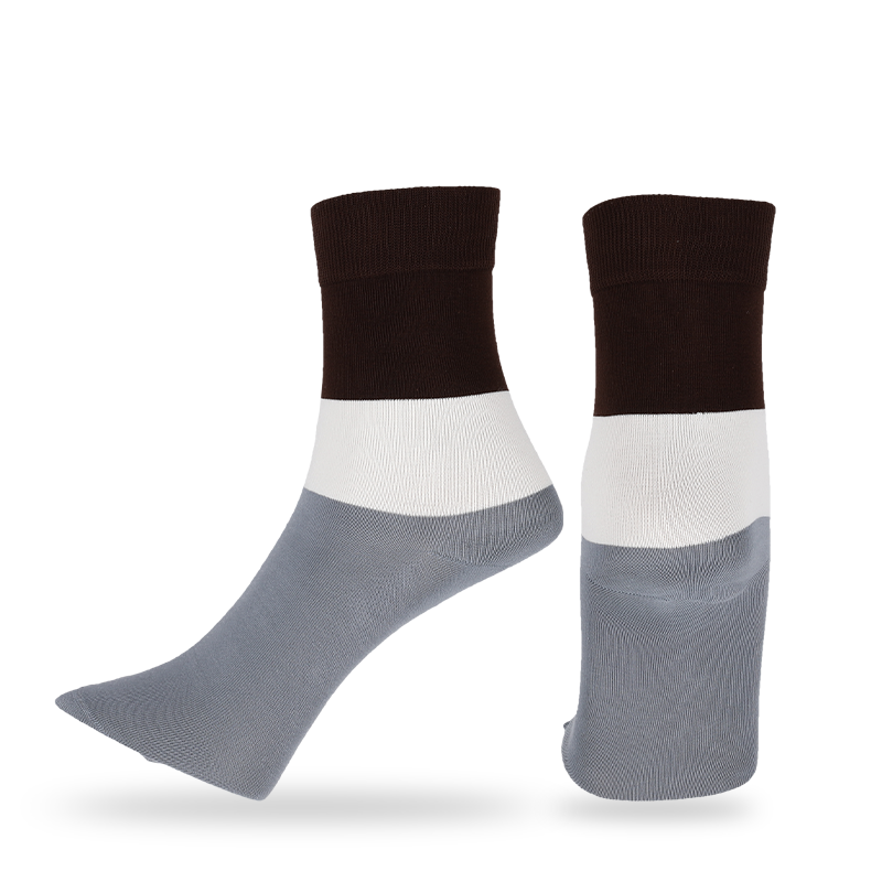 Casual, vestis vel consuetudo streetwear tibialia facta ex qualitate nobilissima OEKO-Tex bombacio pectinata homines naturales anti-pilas bombicis tinctas classic lato striato habitu tibialia cotidie ambulans tibialia