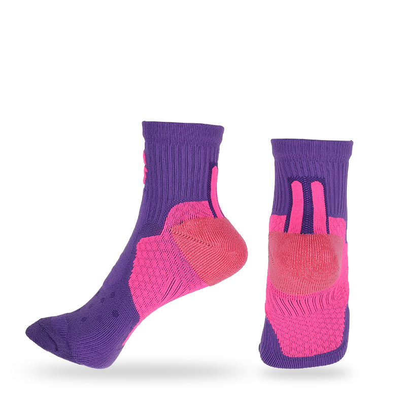 Pulvinar liberum terry / acervum athletarum socks cum manente-sursum technologiae, arcus firmamentum ac reticulum amet design