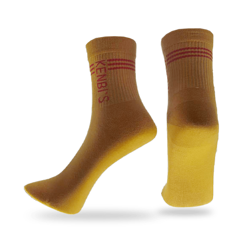 Casual, vestis vel consuetudo streetwear tibialia facta ex qualitate pectinata bombacio hominum classicorum fundamentalium striata ludis quartam socks cum mora-sursum technologiae